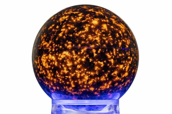 Highly Fluorescent Yooperlite Sphere - Michigan #308654